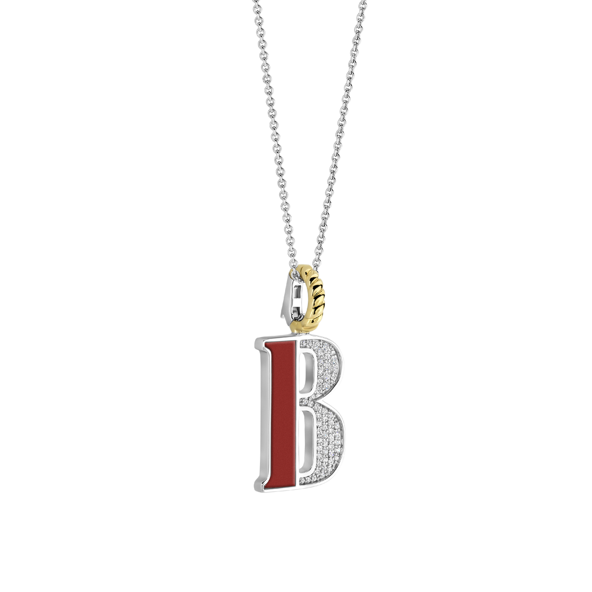 Ti Sento Milano Pendentif lettre B Lettres et chiffres 6840CR_B