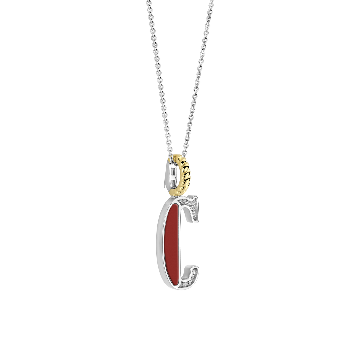 Ti Sento Milano Pendentif lettre C Lettres et chiffres 6840CR_C