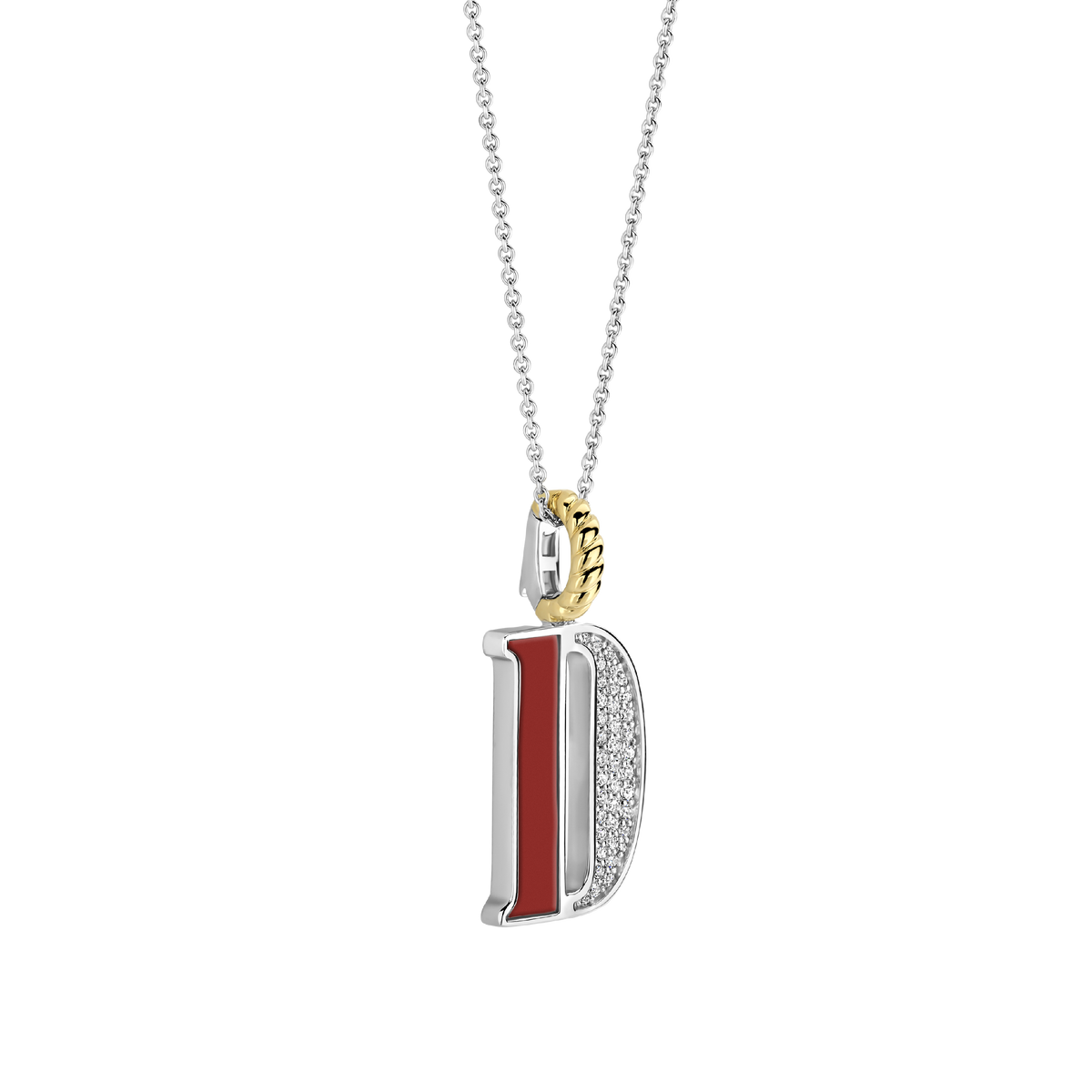 Ti Sento Milano Pendentif lettre D Lettres et chiffres 6840CR_D