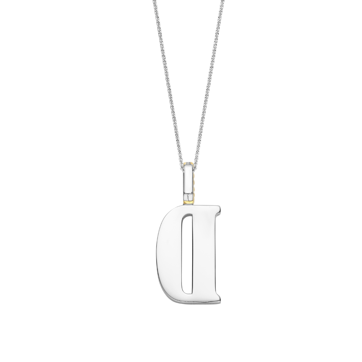 Ti Sento Milano Pendentif lettre D Lettres et chiffres 6840CR_D