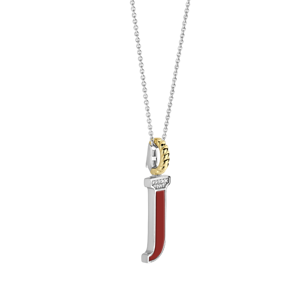 Ti Sento Milano Pendentif lettre J Lettres et chiffres 6840CR_J