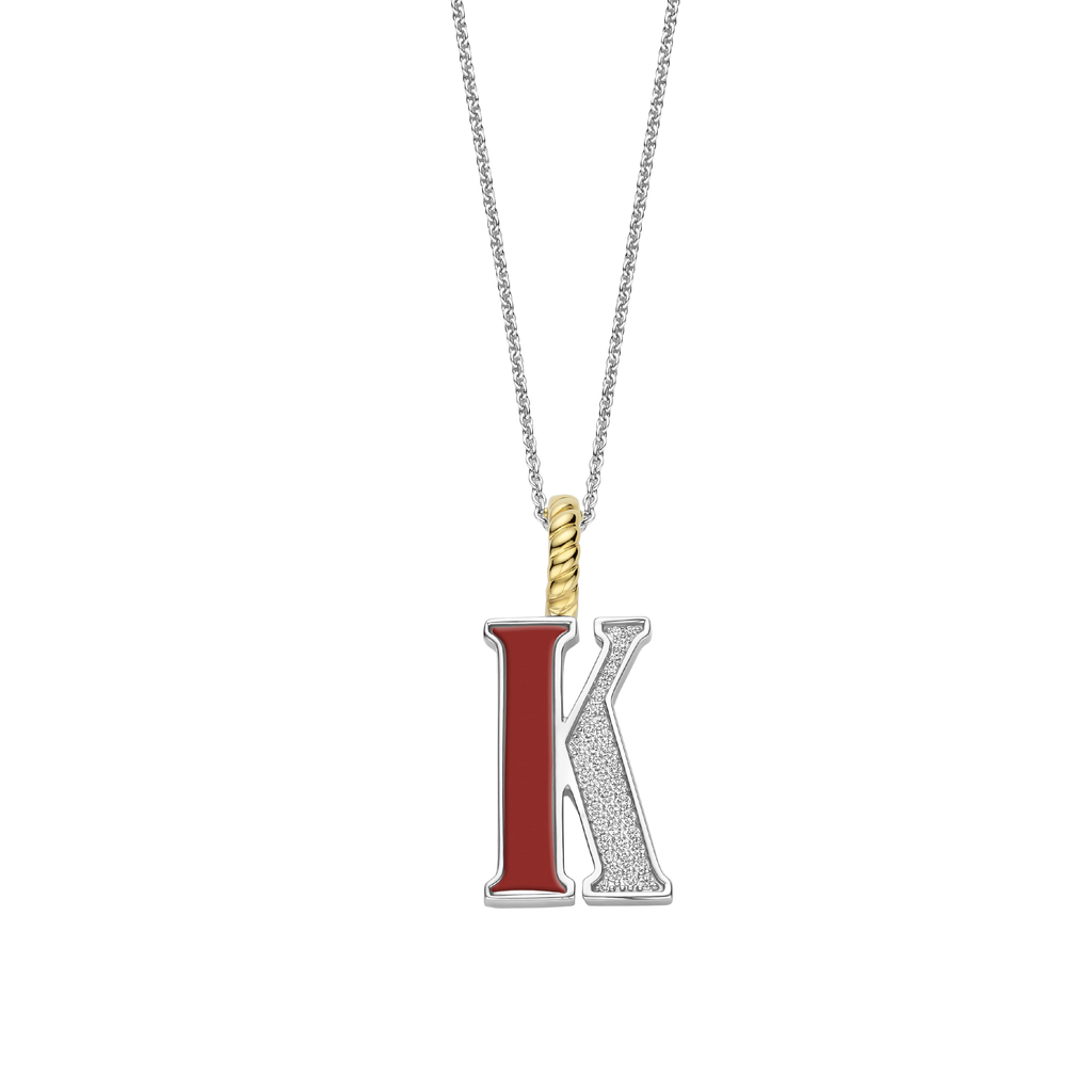 Ti Sento Milano Pendentif lettre K Lettres et chiffres 6840CR_K