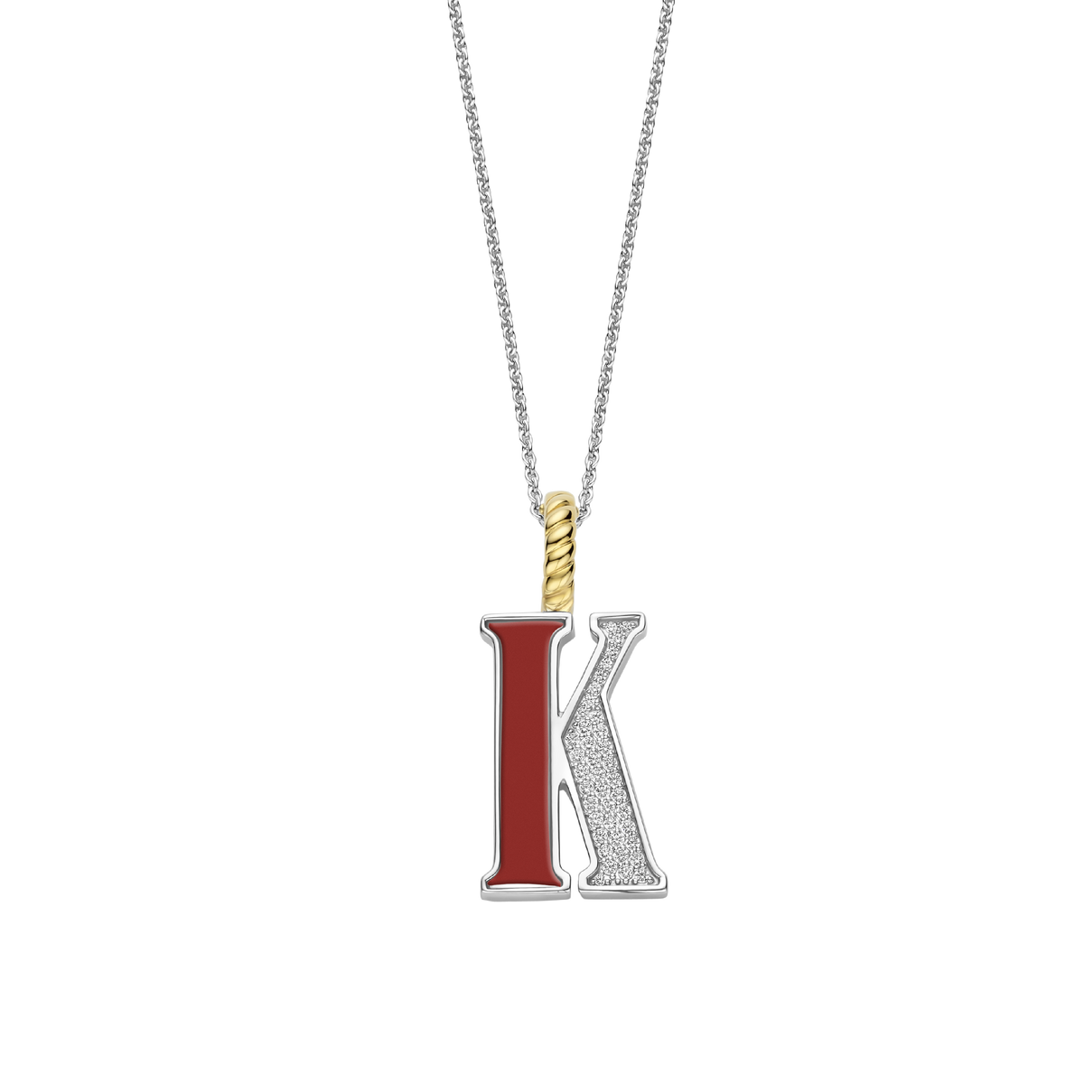 Ti Sento Milano Pendentif lettre K Lettres et chiffres 6840CR_K