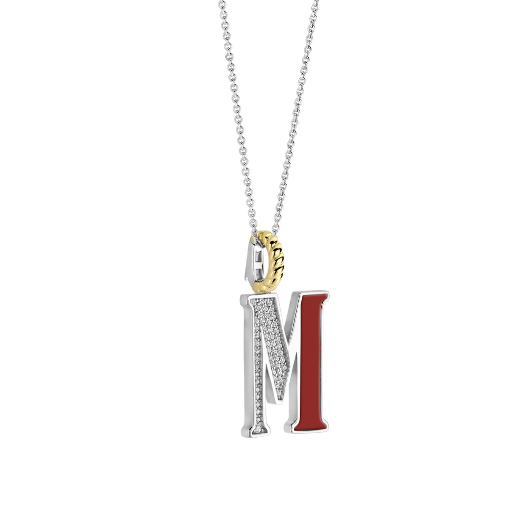 Ti Sento Milano Pendentif lettre M Lettres et chiffres 6840CR_M