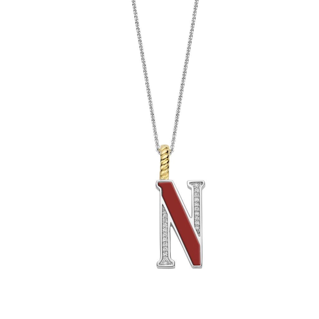Ti Sento Milano Pendentif lettre N Lettres et chiffres 6840CR_N
