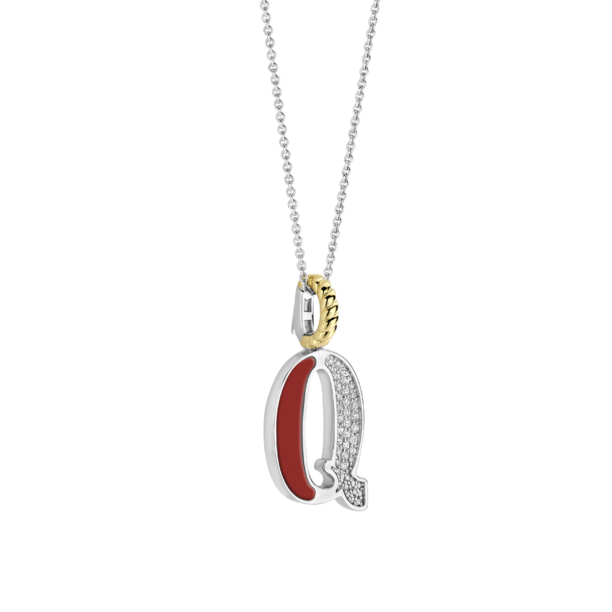 Ti Sento Milano Pendentif lettre Q Lettres et chiffres 6840CR_Q