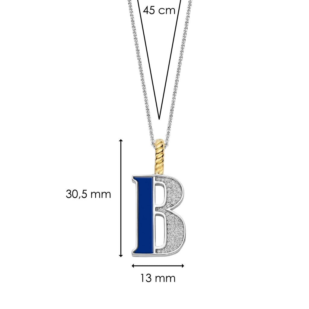 Ti Sento Milano Pendentif lettre B Lettres et chiffres 6840LB_B