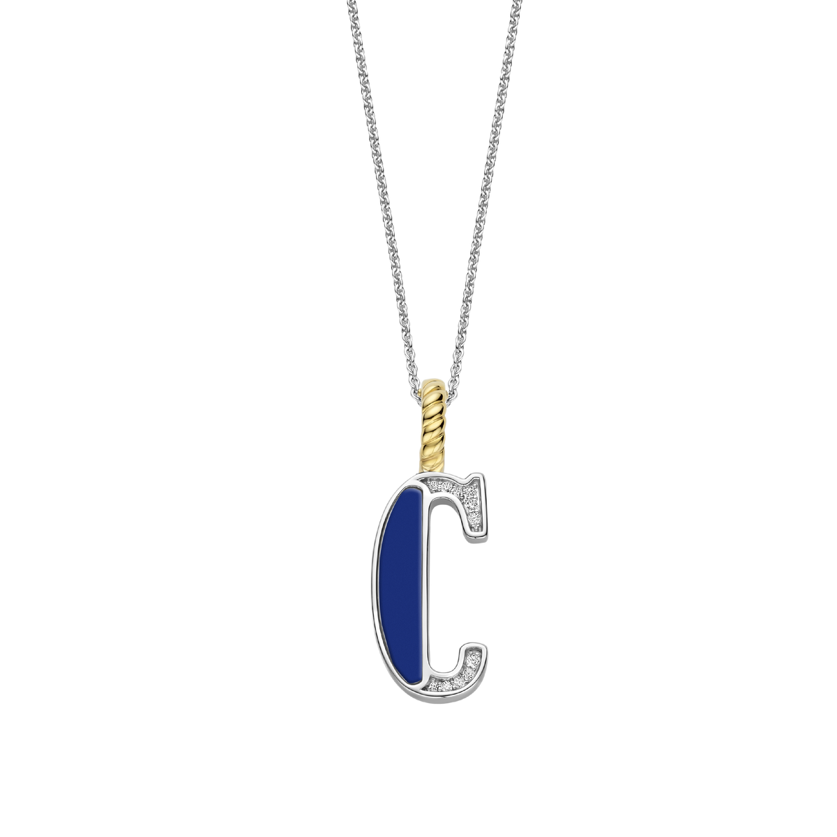 Ti Sento Milano Pendentif lettre C Lettres et chiffres 6840LB_C