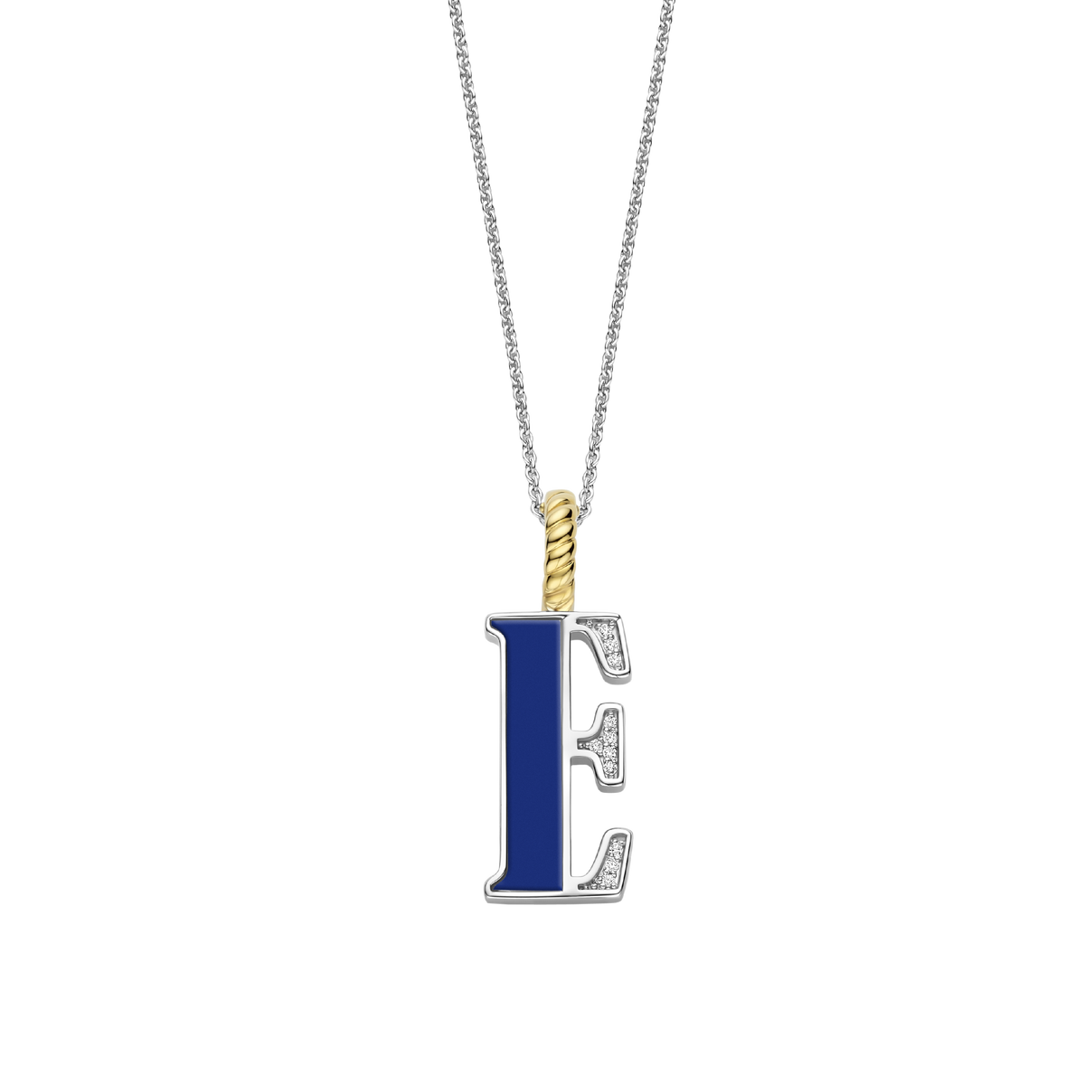 Ti Sento Milano Pendentif lettre E Lettres et chiffres 6840LB_E