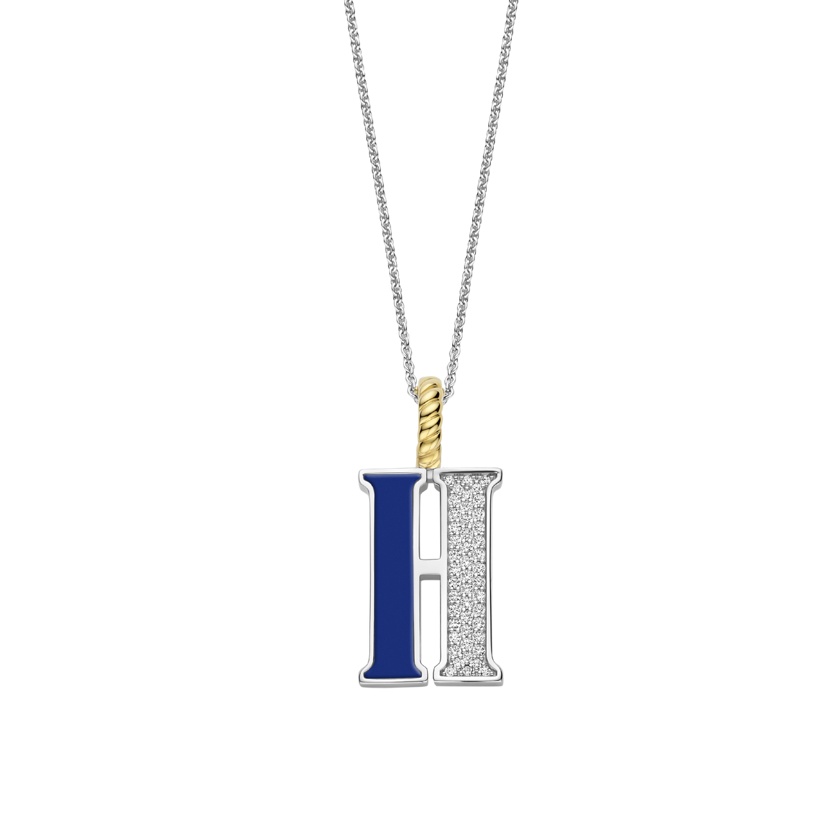 Ti Sento Milano Pendentif lettre H Lettres et chiffres 6840LB_H