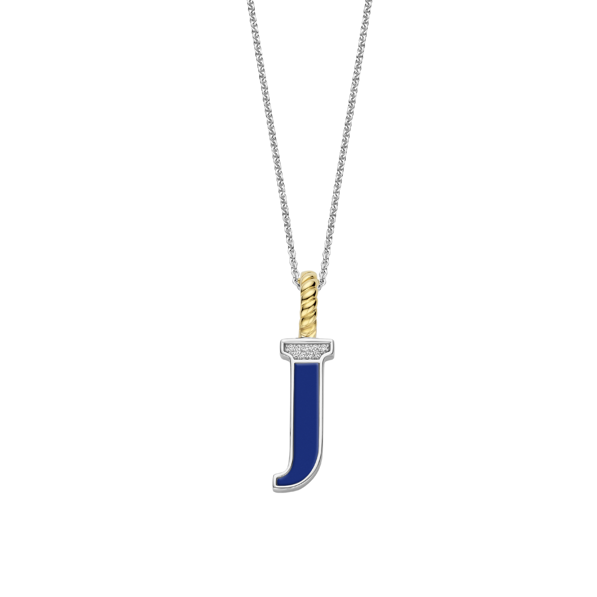 Ti Sento Milano Pendentif lettre J Lettres et chiffres 6840LB_J
