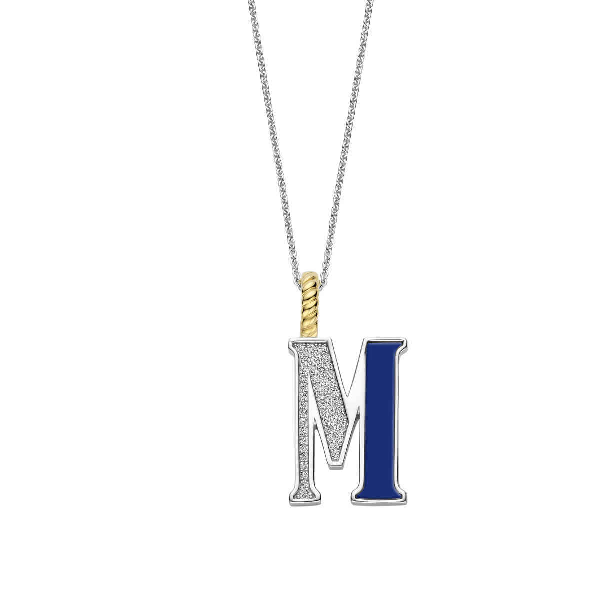 Ti Sento Milano Pendentif lettre M Lettres et chiffres 6840LB_M