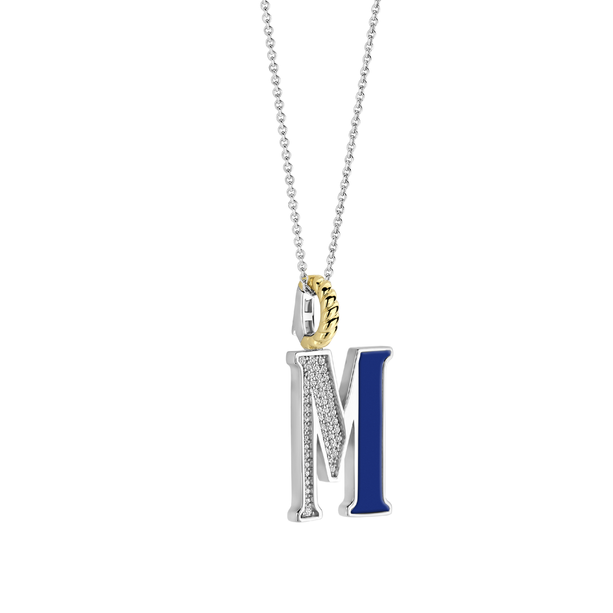 Ti Sento Milano Pendentif lettre M Lettres et chiffres 6840LB_M