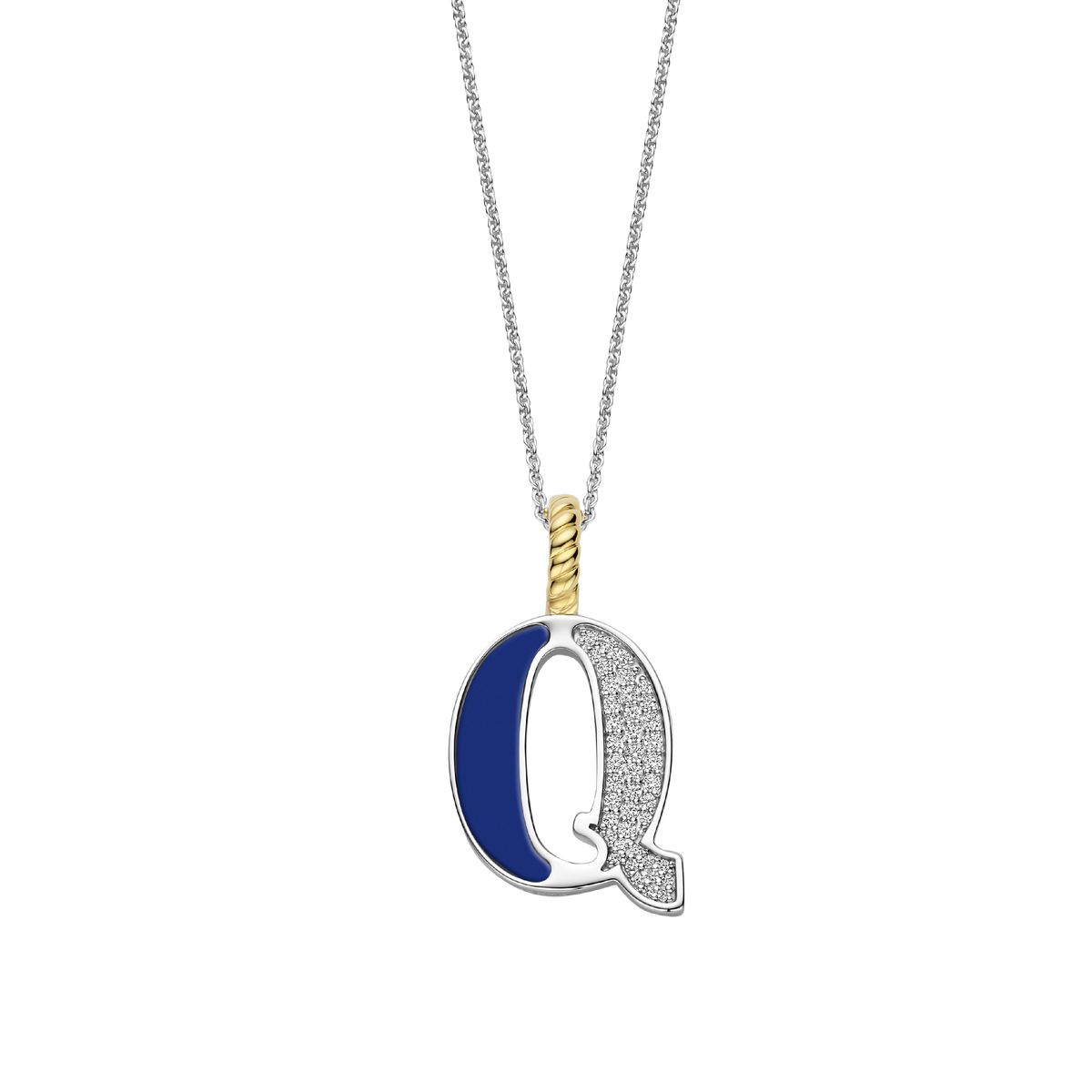 Ti Sento Milano Pendentif lettre Q Lettres et chiffres 6840LB_Q