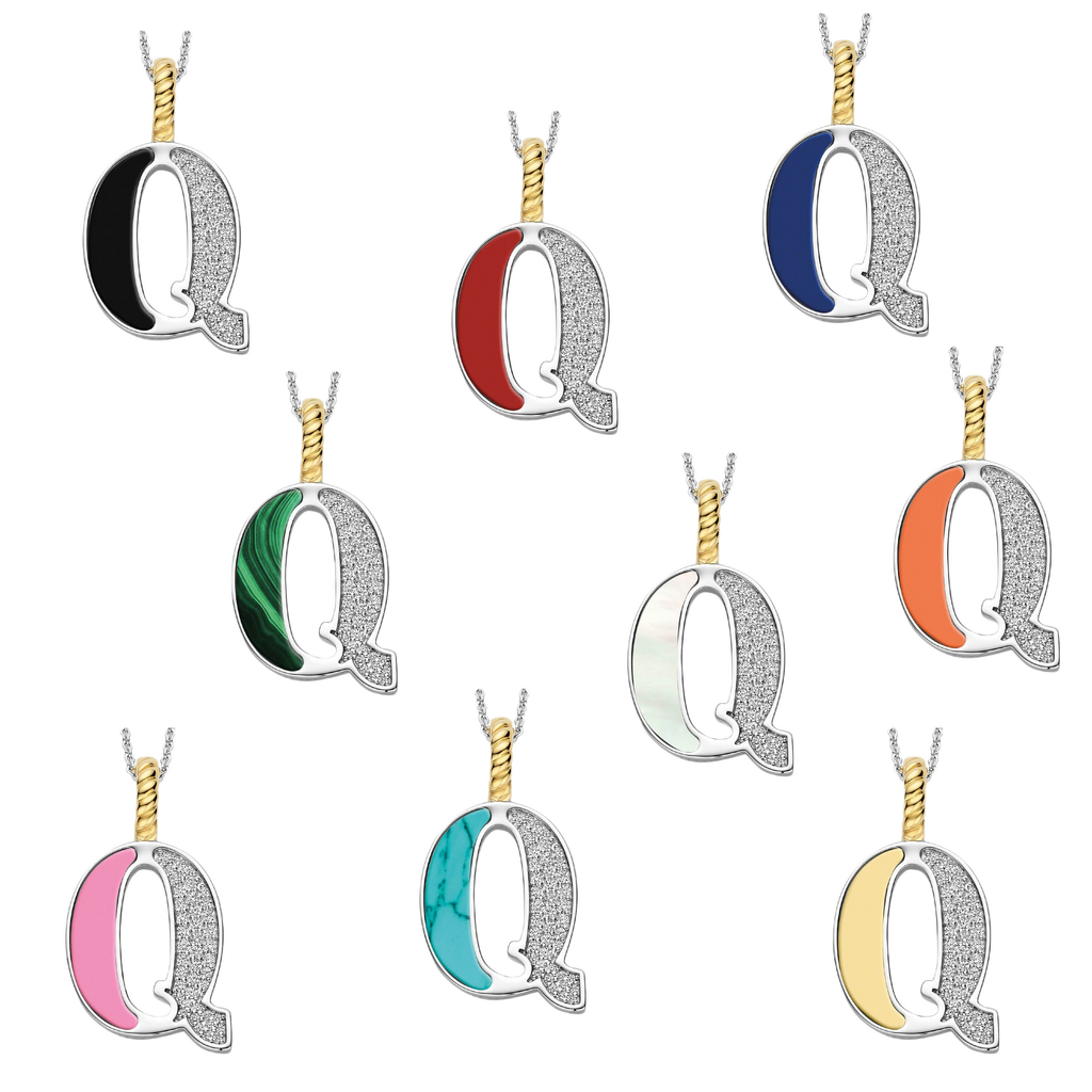 Ti Sento Milano Pendentif lettre Q Lettres et chiffres 6840TQ_Q