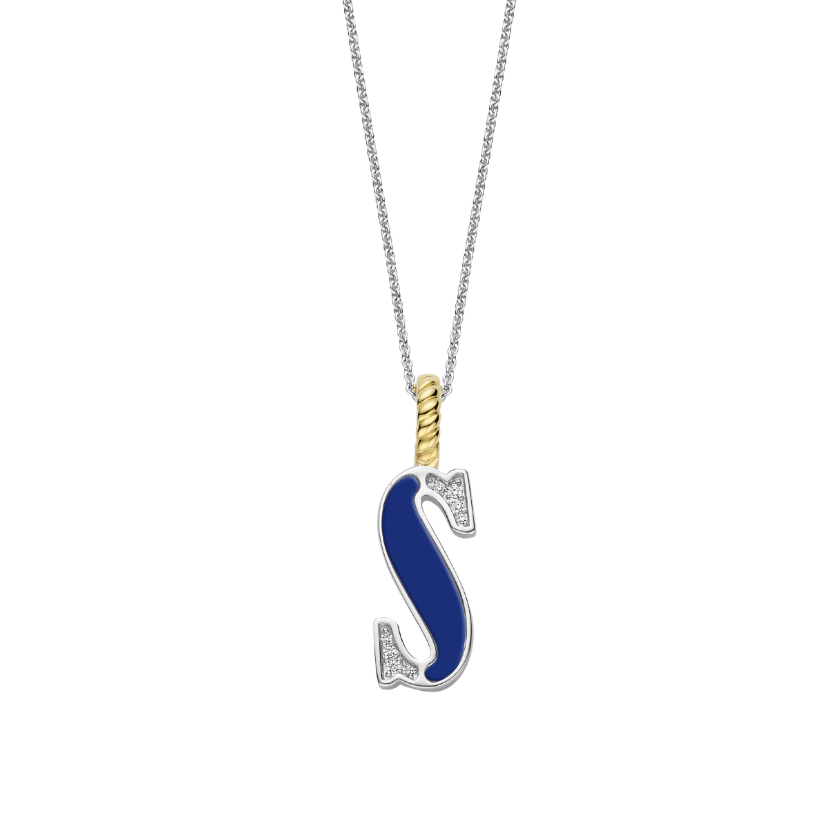 Ti Sento Milano Pendentif lettre S Lettres et chiffres 6840LB_S