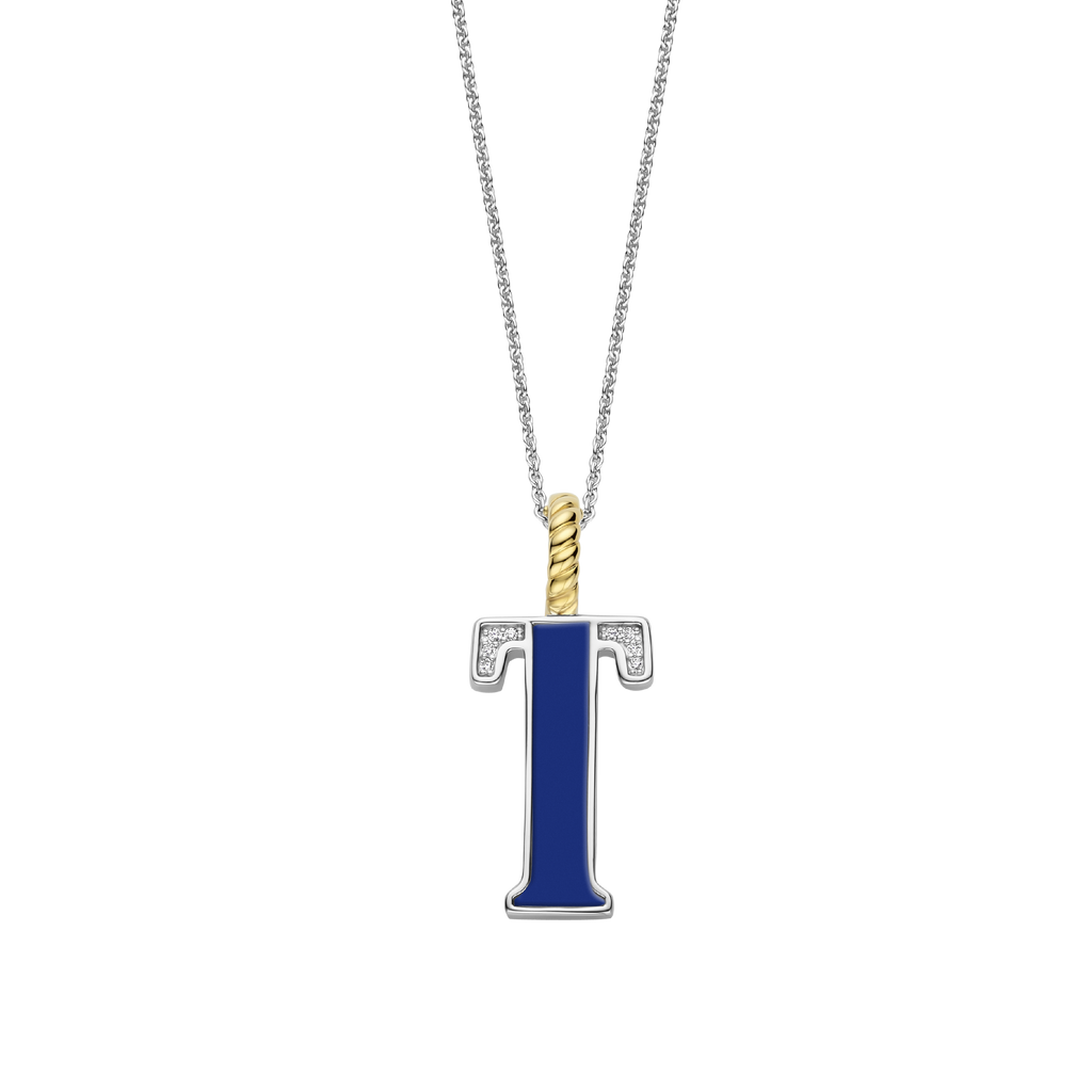 Ti Sento Milano Pendentif lettre T Lettres et chiffres 6840LB_T
