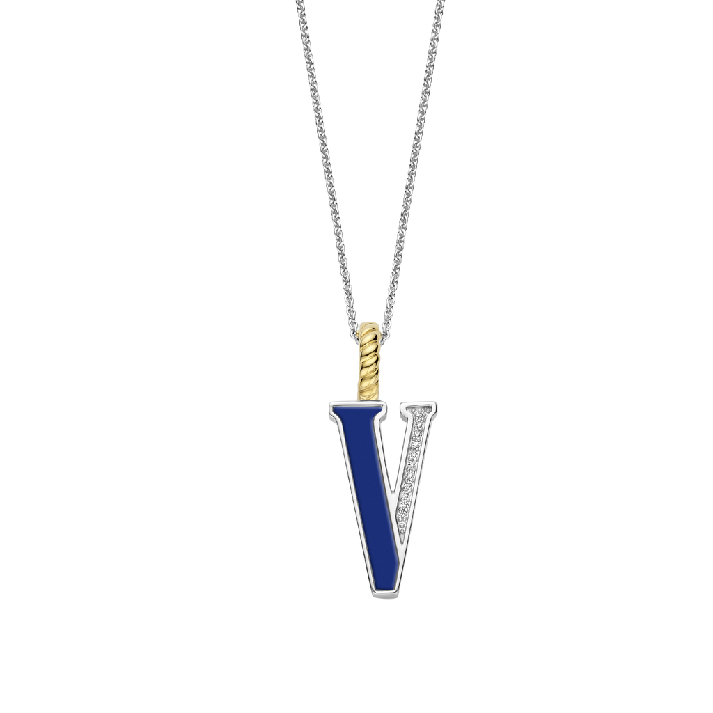 Ti Sento Milano Pendentif lettre V Lettres et chiffres 6840LB_V
