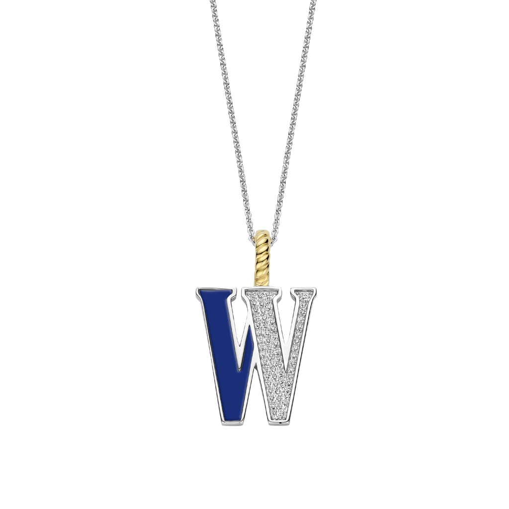Ti Sento Milano Pendentif lettre W Lettres et chiffres 6840LB_W