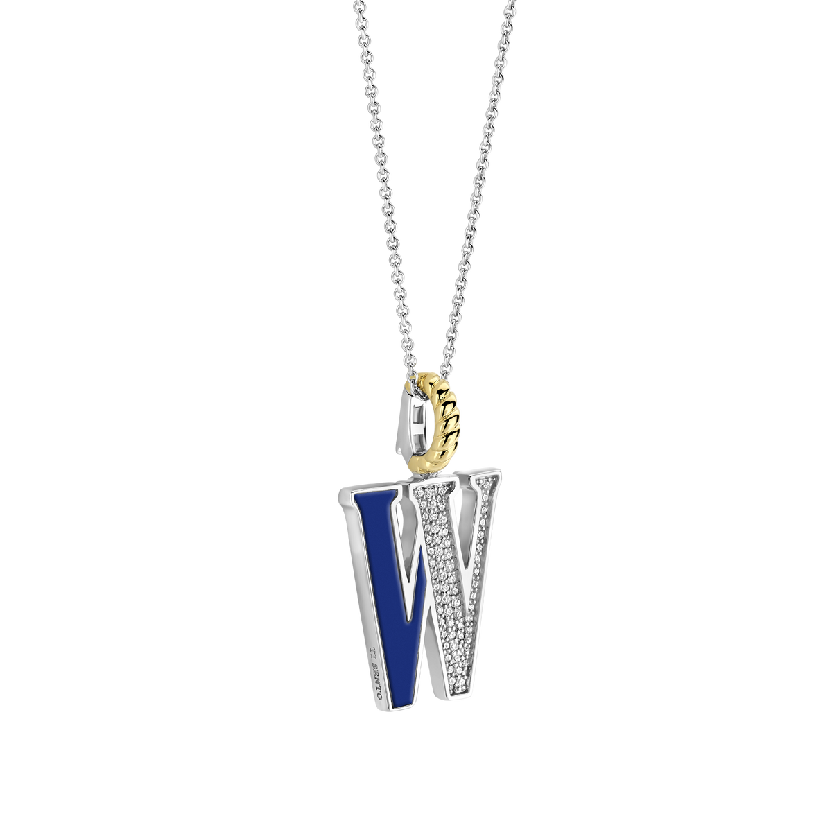 Ti Sento Milano Pendentif lettre W Lettres et chiffres 6840LB_W