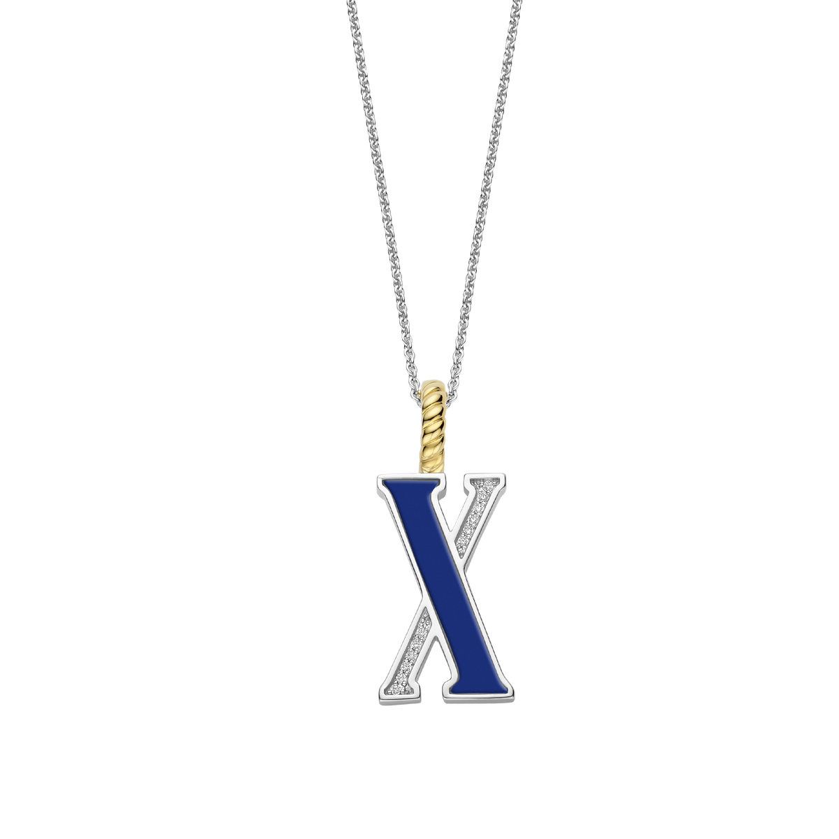 Ti Sento Milano Pendentif lettre X Lettres et chiffres 6840LB_X