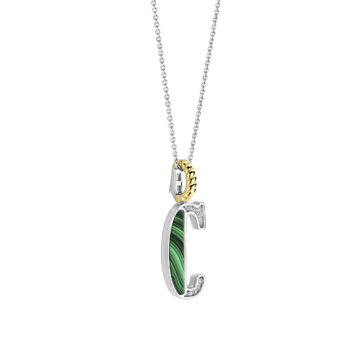 Ti Sento Milano Pendentif lettre C Lettres et chiffres 6840MA_C
