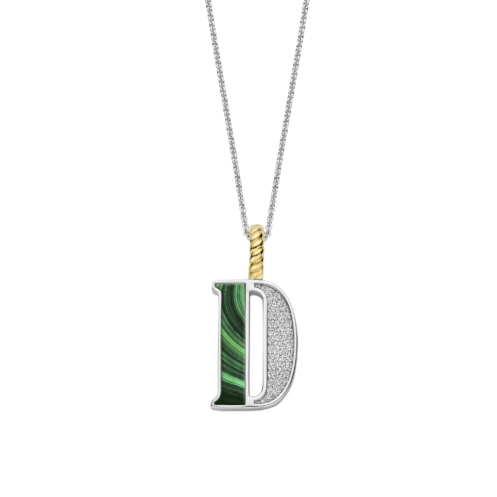 Ti Sento Milano Pendentif lettre D Lettres et chiffres 6840MA_D