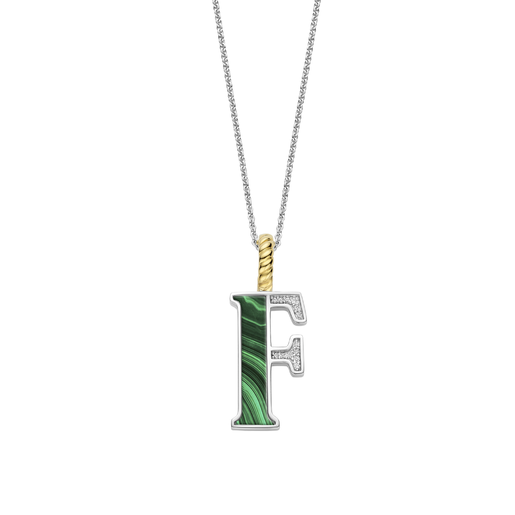 Ti Sento Milano Pendentif lettre F Lettres et chiffres 6840MA_F