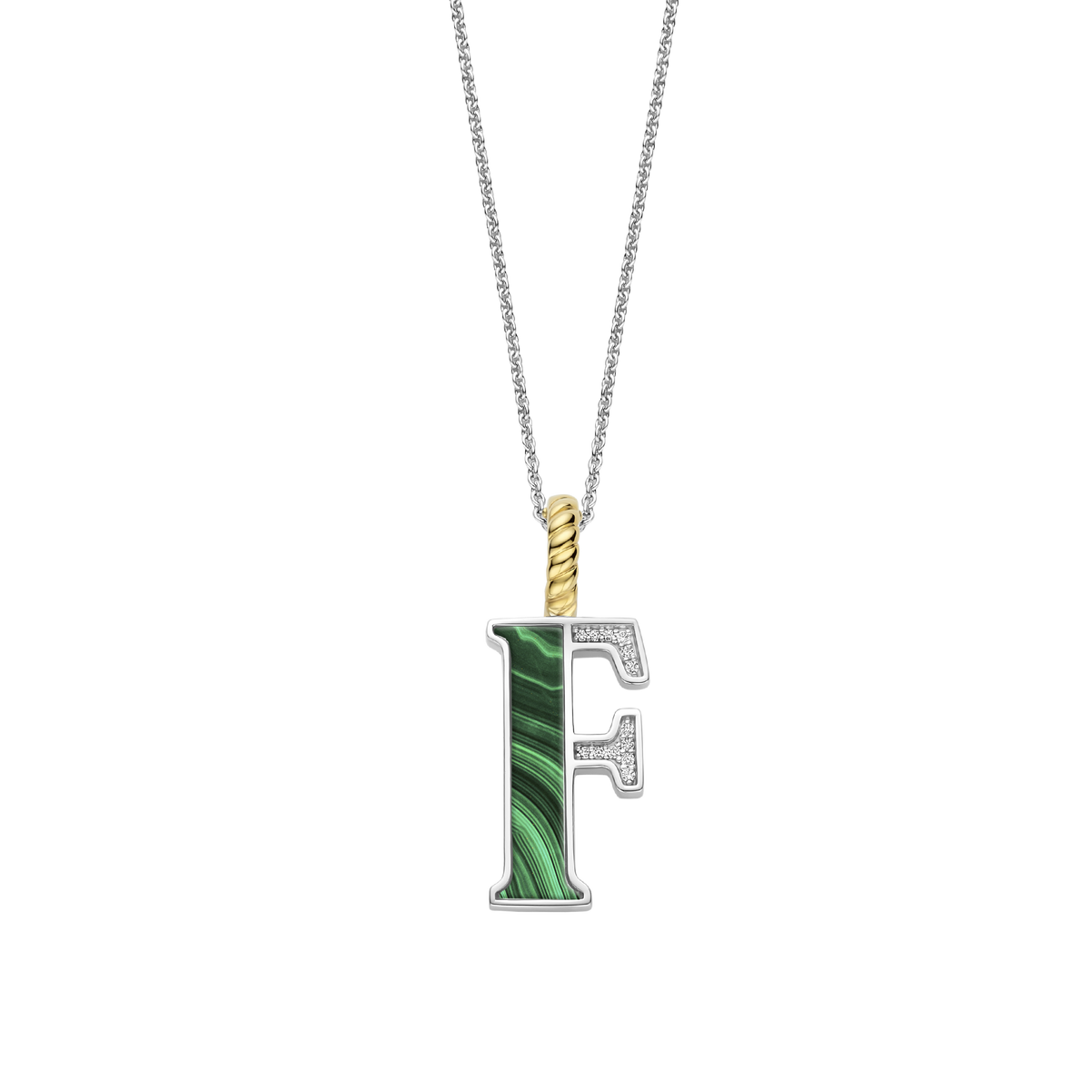 Ti Sento Milano Pendentif lettre F Lettres et chiffres 6840MA_F