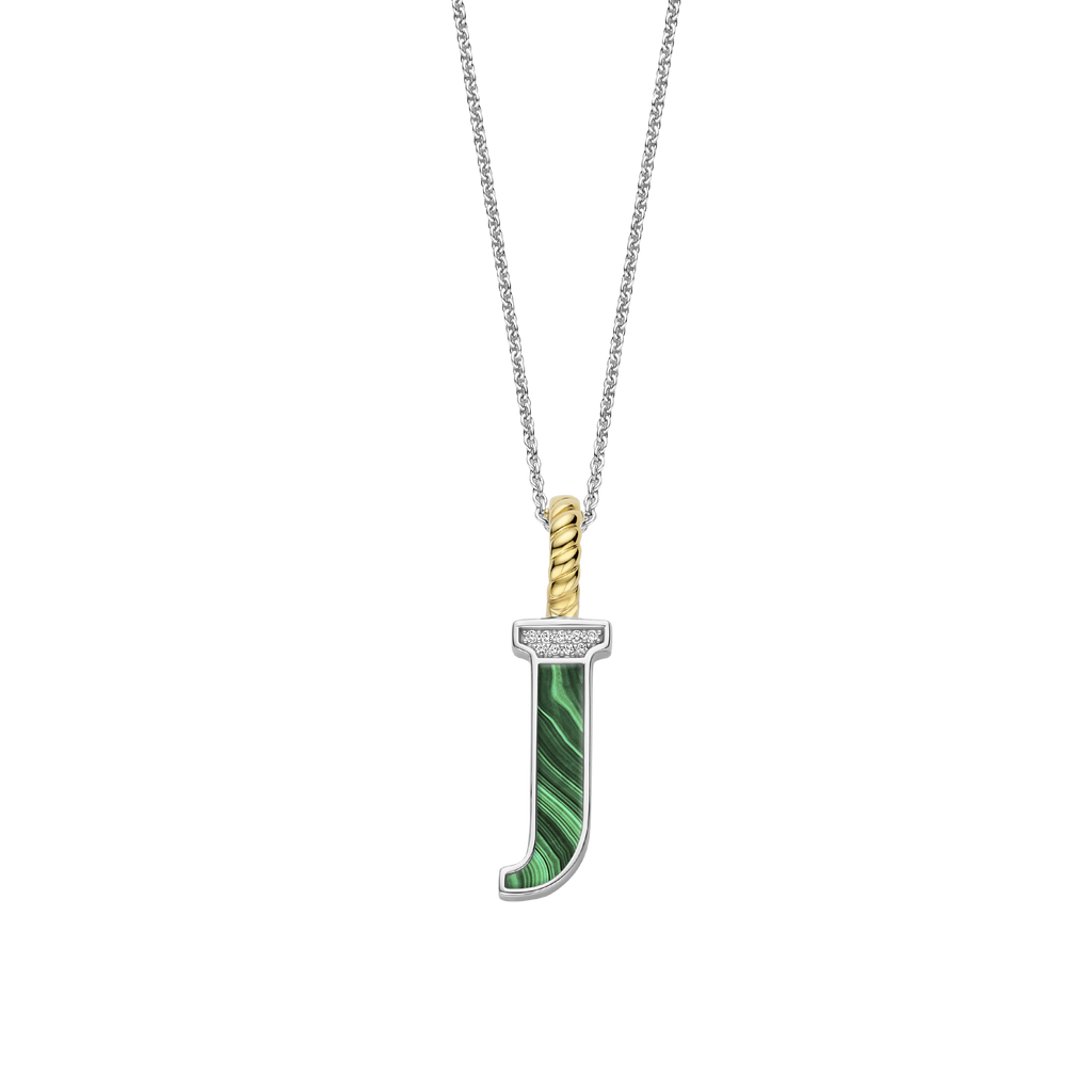Ti Sento Milano Pendentif lettre J Lettres et chiffres 6840MA_J