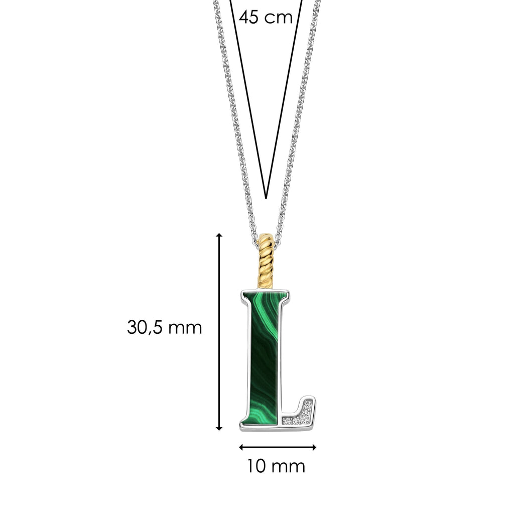 Ti Sento Milano Pendentif lettre L Lettres et chiffres 6840MA_L