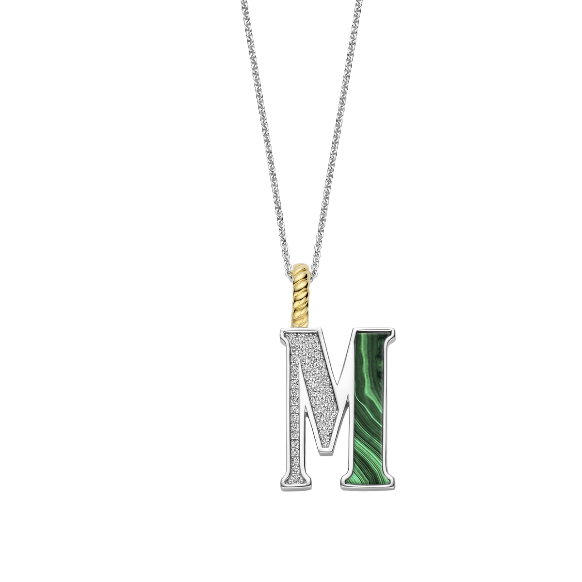 Ti Sento Milano Pendentif lettre M Lettres et chiffres 6840MA_M