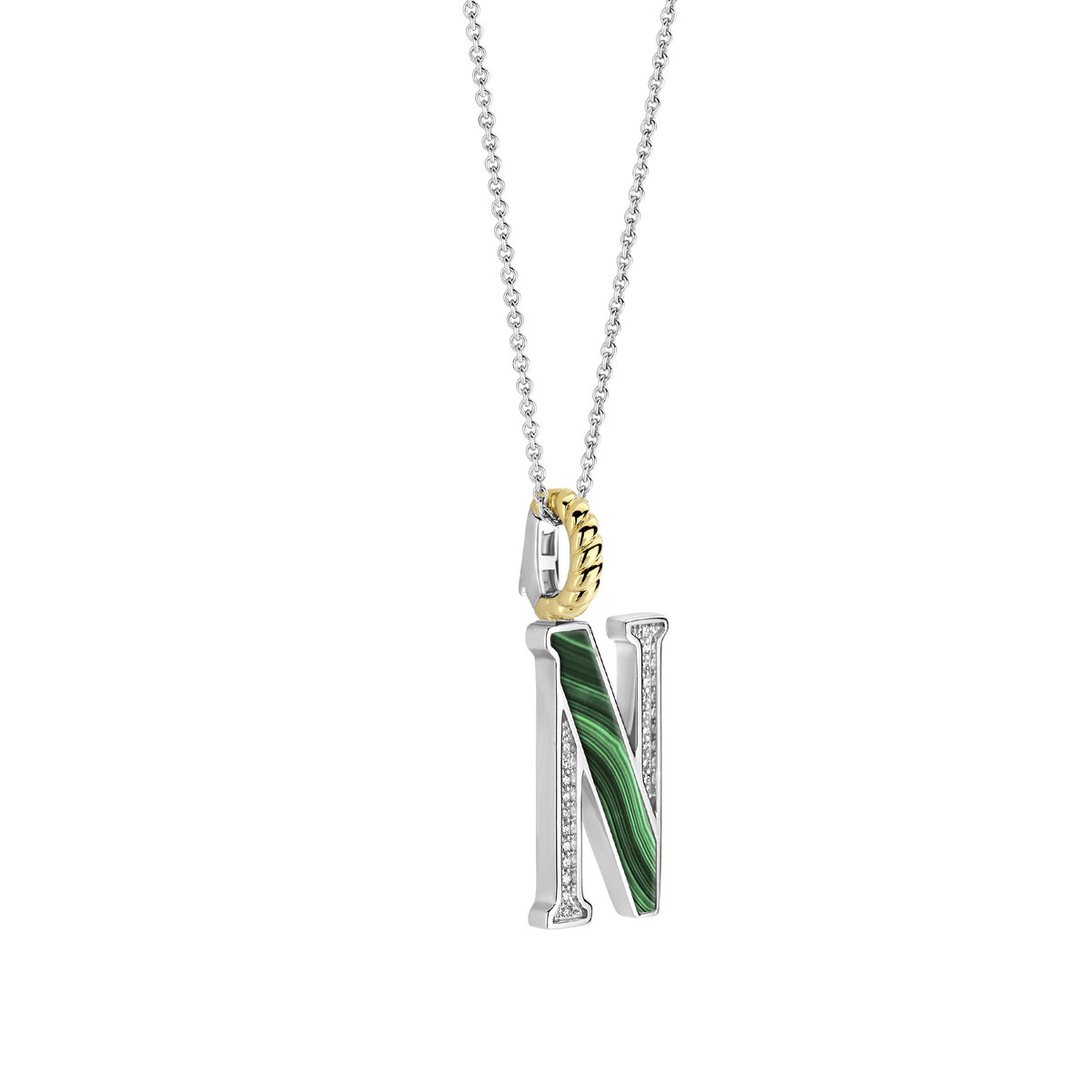 Ti Sento Milano Pendentif lettre N Lettres et chiffres 6840MA_N