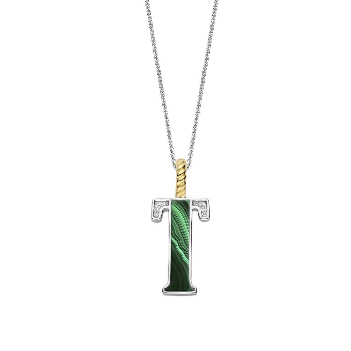 Ti Sento Milano Pendentif lettre T Lettres et chiffres 6840MA_T
