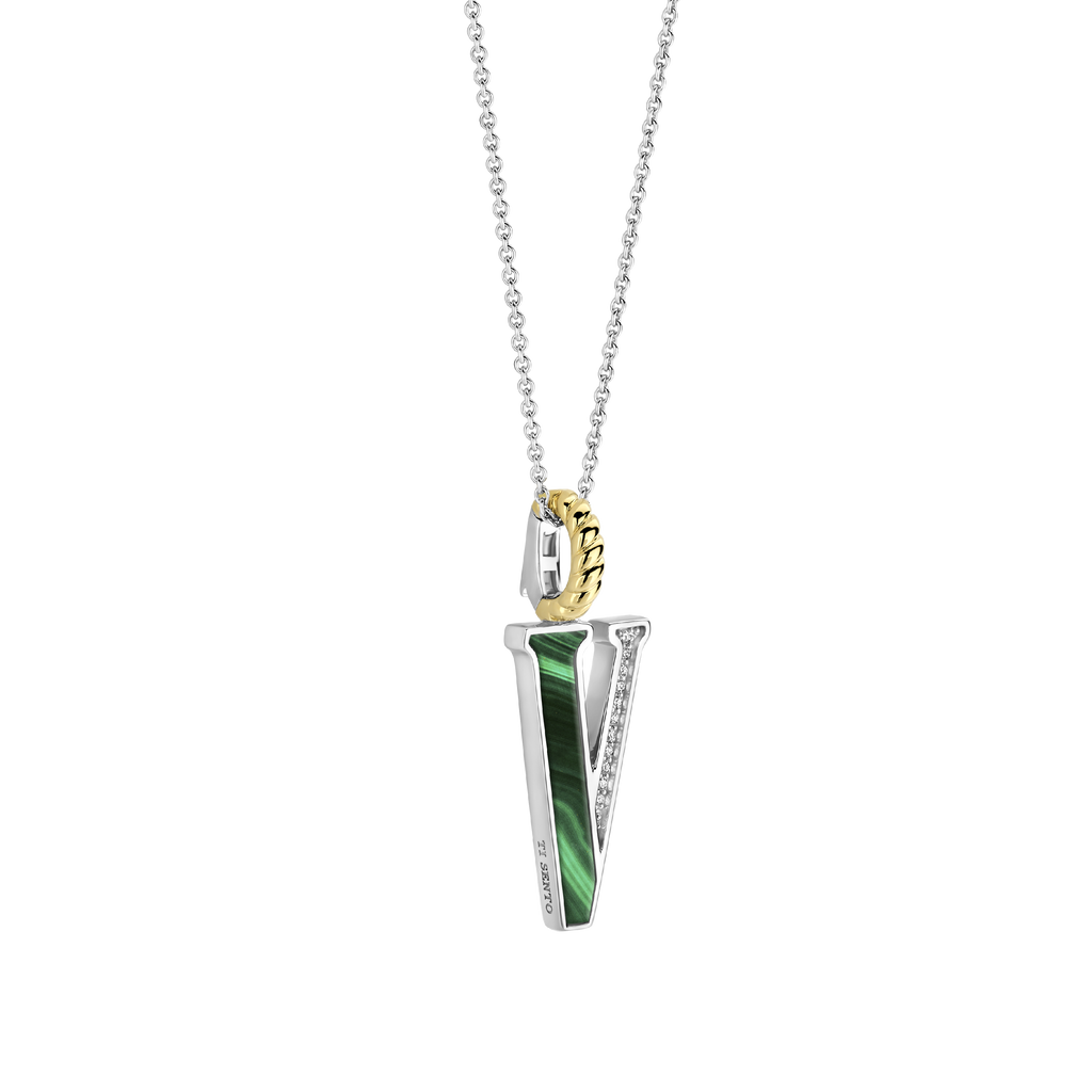 Ti Sento Milano Pendentif lettre V Lettres et chiffres 6840MA_V