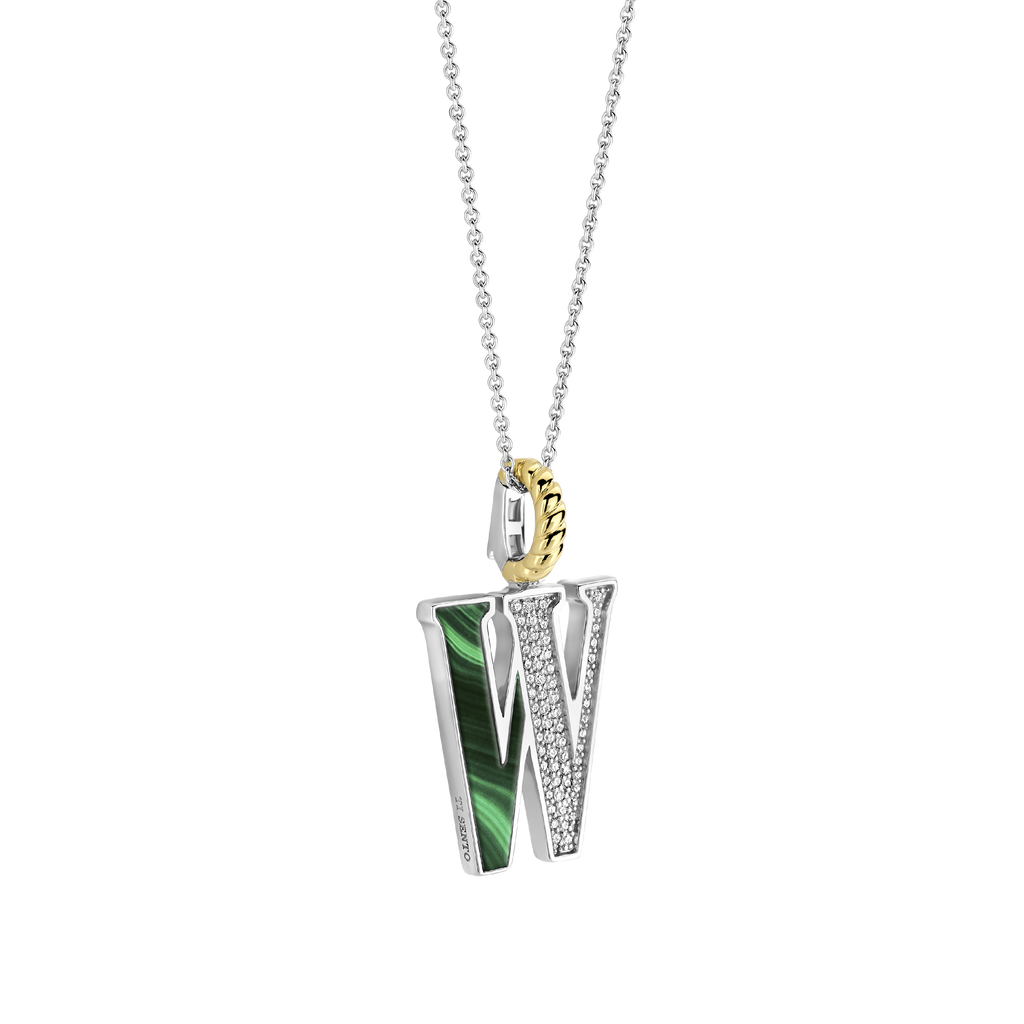 Ti Sento Milano Pendentif lettre W Lettres et chiffres 6840MA_W