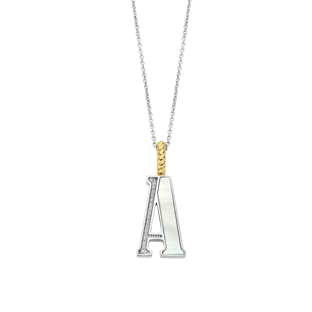 Ti Sento Milano Pendentif lettre A Lettres et chiffres 6840MW_A