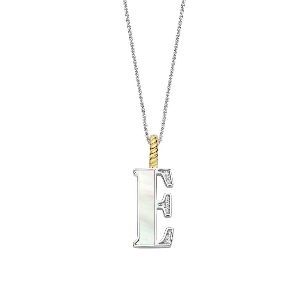 Ti Sento Milano Pendentif lettre E Lettres et chiffres 6840MW_E