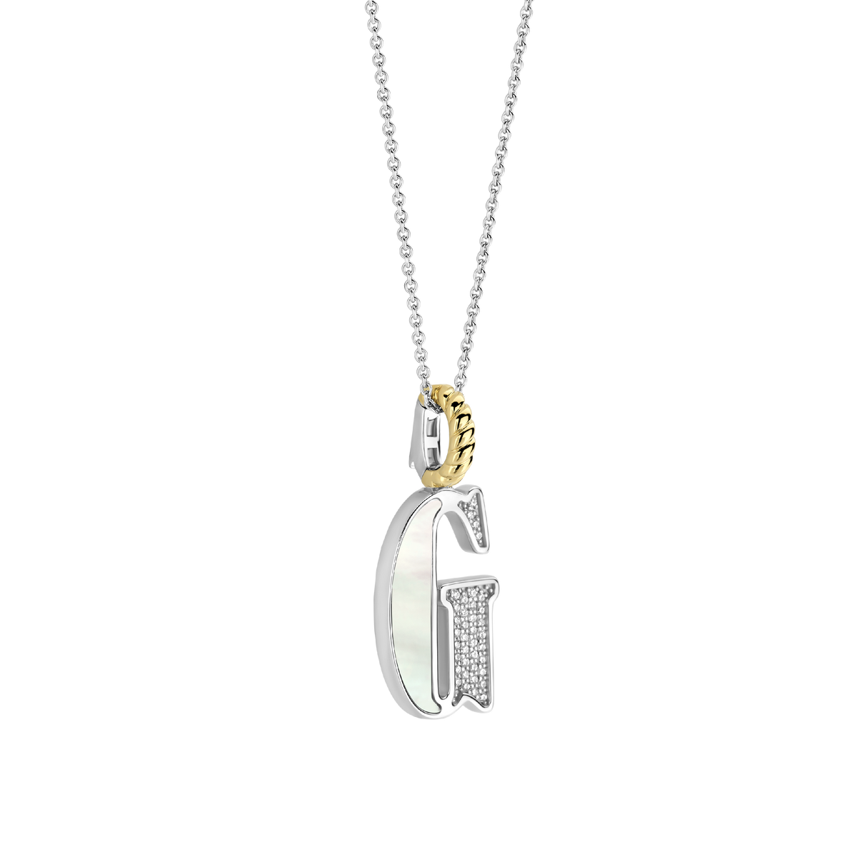 Ti Sento Milano Pendentif lettre G Lettres et chiffres 6840MW_G