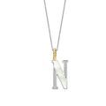 Ti Sento Milano Pendentif lettre N Lettres et chiffres 6840MW_N