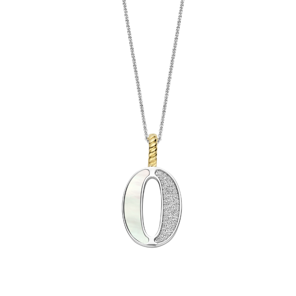 Ti Sento Milano Pendentif lettre O Lettres et chiffres 6840MW_O