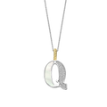 Ti Sento Milano Pendentif lettre Q Lettres et chiffres 6840MW_Q