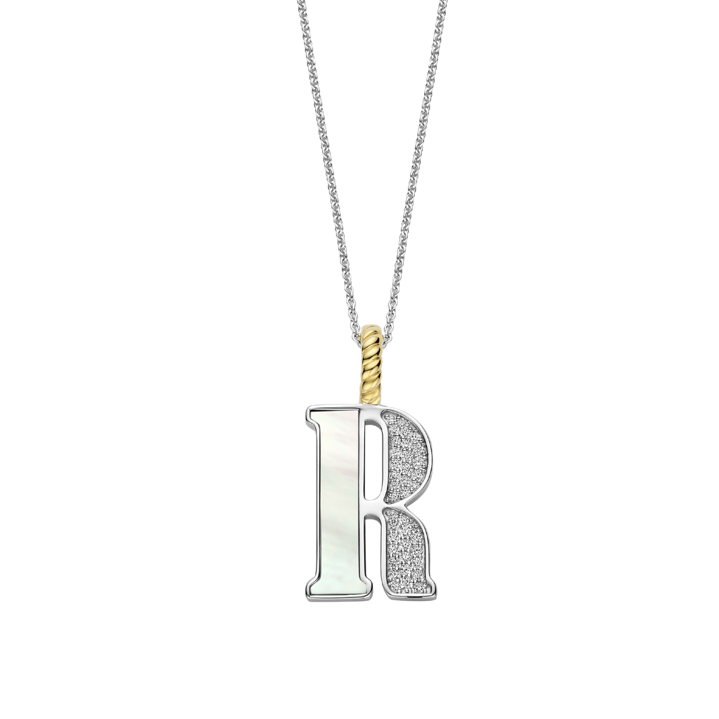 Ti Sento Milano Pendentif lettre R Lettres et chiffres 6840MW_R