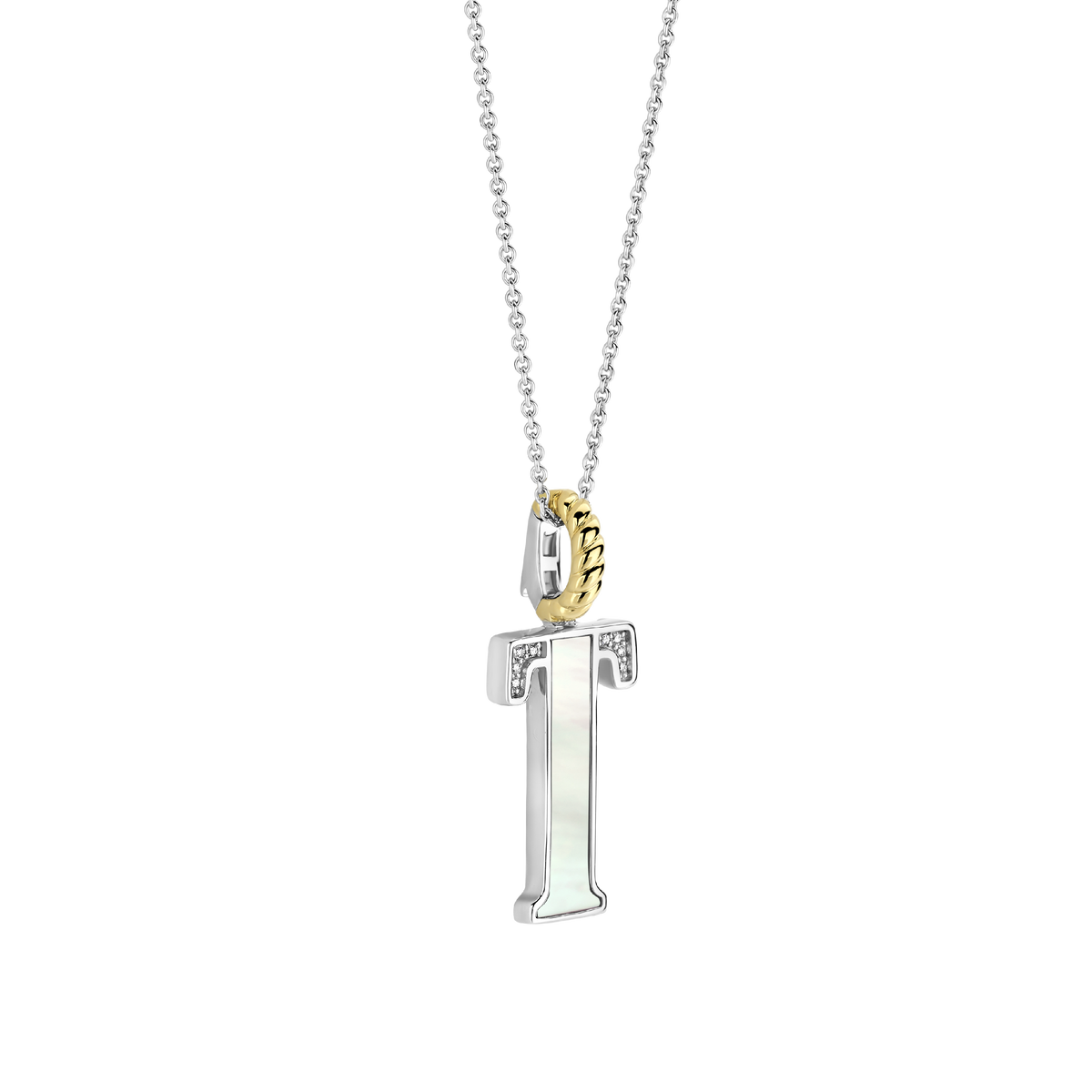 Ti Sento Milano Pendentif lettre T Lettres et chiffres 6840MW_T