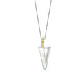 Ti Sento Milano Pendentif lettre V Lettres et chiffres 6840MW_V