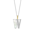 Ti Sento Milano Pendentif lettre W Lettres et chiffres 6840MW_W