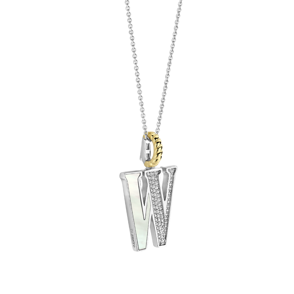 Ti Sento Milano Pendentif lettre W Lettres et chiffres 6840MW_W