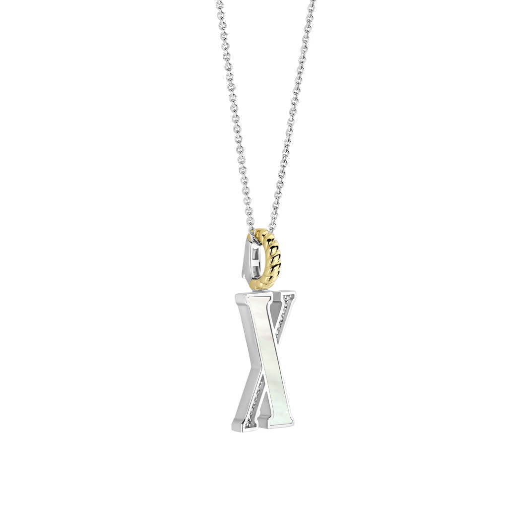 Ti Sento Milano Pendentif lettre X Lettres et chiffres 6840MW_X