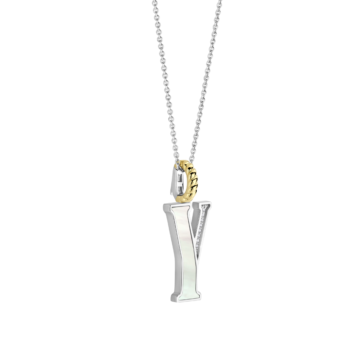 Ti Sento Milano Pendentif lettre Y Lettres et chiffres 6840MW_Y