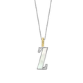 Ti Sento Milano Pendentif lettre Z Lettres et chiffres 6840MW_Z